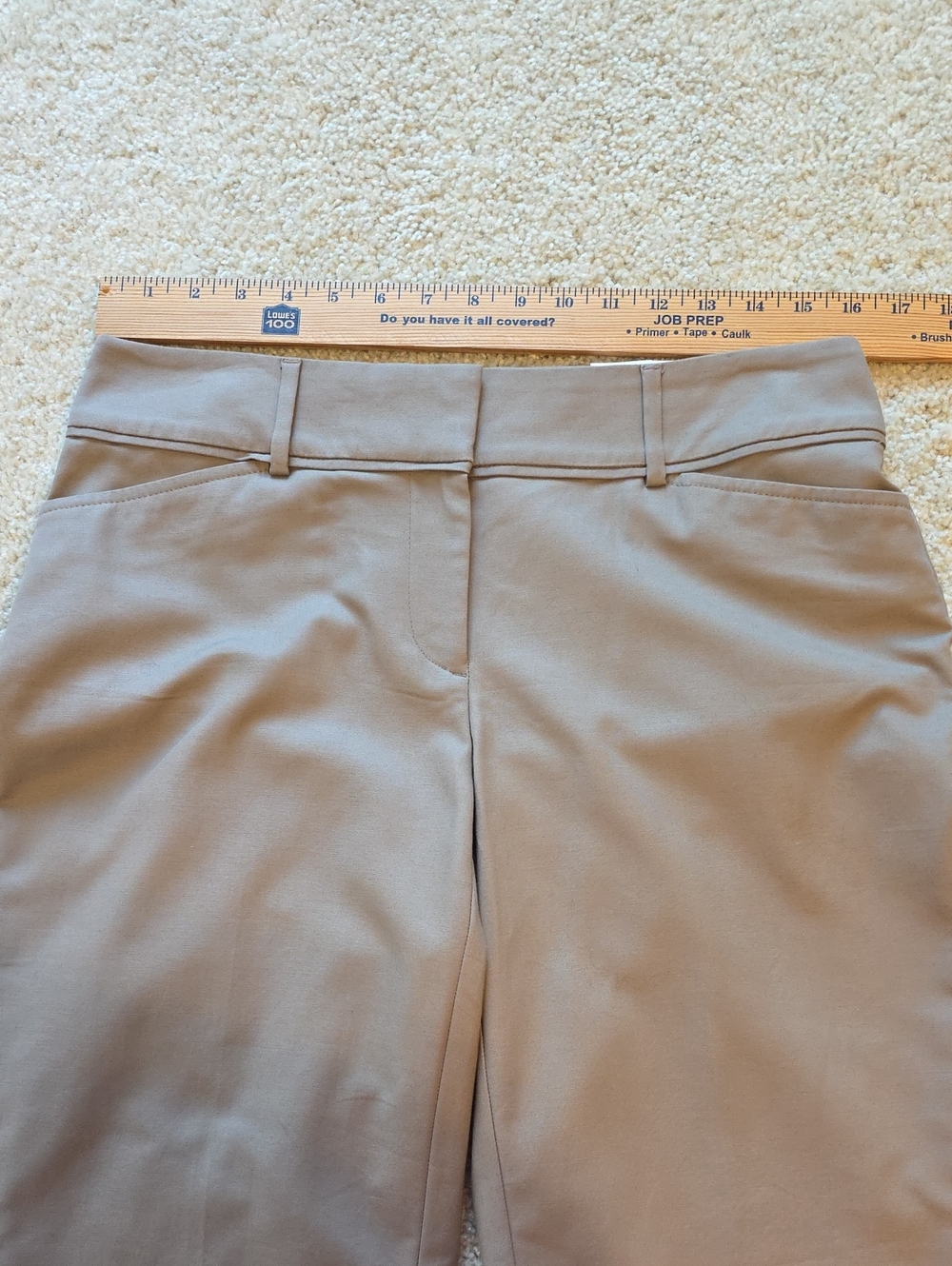 Ann Taylor Loft Curvy Pants Womens Size 6 Taupe - Picture 9 of 12